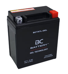 BCTX7L-GEL| Batteria Moto al GEL, YTX7L-BS, 12V, 6Ah, CCA: 100Amp, 150x70x130mm - BC Battery Italian Official Website