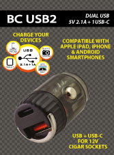 Dual USB Charger (2.1 Amp+2.1 Amp)