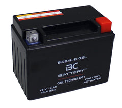 BCB4L-B-GEL| GEL Motorcycle Battery, 12V