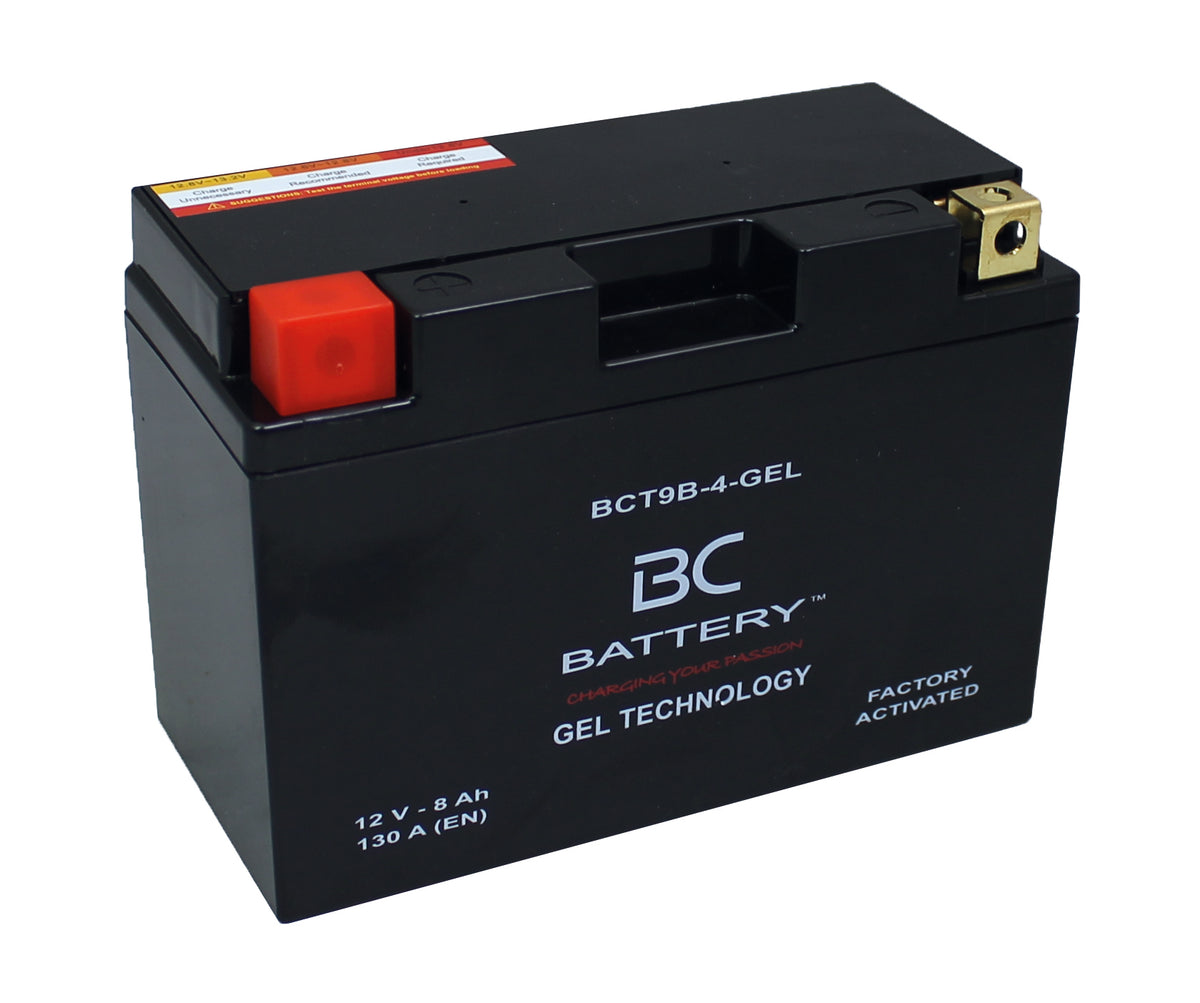 BCT9B-4-GEL| GEL Motorcycle Battery, 12V