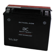 BCTX20L-AGM| Batteria Moto al GEL,YTX20L-BS,12V,18Ah,CCA: 270Amp,175x87x155 mm