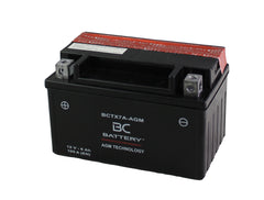BCTX7A-AGM| Batteria Moto al AGM, YTX7A-BS, 12V, 6 Ah, CCA: 105 Amp, 150x87x94mm