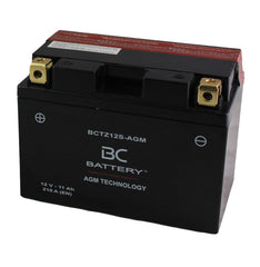 BCTZ12S-AGM| Batteria Moto al AGM, YTZ12S, 12V, 11Ah, CCA: 210Amp, 150x87x110mm