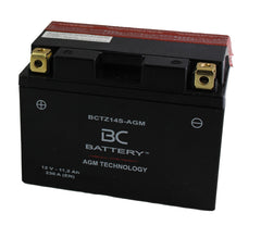 BCTZ14S-AGM| Batteria Moto al AGM,YTZ14S,12V, 11,2 Ah, CCA:230Amp, 150x87x110mm