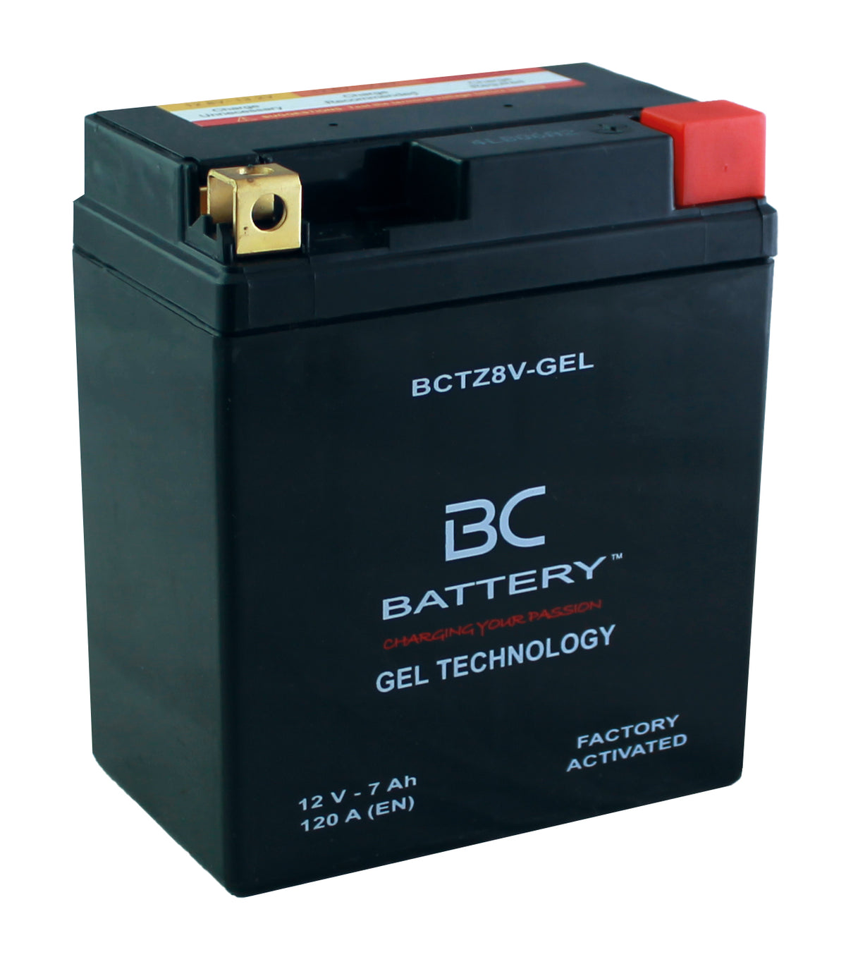 BCTX30L-GEL| GEL Motorcycle Battery, YIX30L-BS, 12V, 30 Ah, CCA: 400Amp, 167x126x174mm