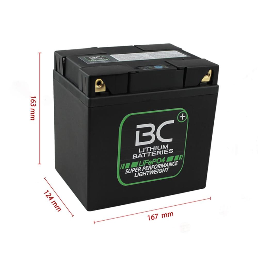 BC Lithium BCTX30-FP-WIQ Batteria Moto al Litio LiFePO4, 1,9 kg, 12V, HJTX30-FP / YIX30L-BS - BC Battery Italian Official Website