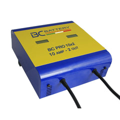 BC PRO 10x2  - Caricabatteria professionale a 2 uscite, 10 Amp - BC Battery Italian Official Website