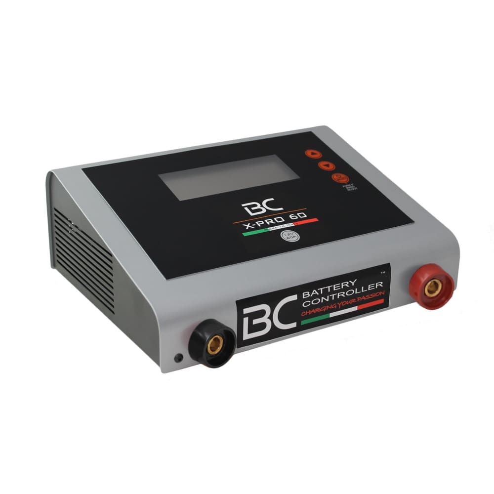 Caricabatteria e Stabilizzatore Professionale con Modalità Showroom 12V 60A - BC X-PRO 60 - BC Battery Italian Official Website